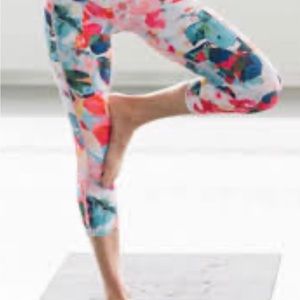 Zyia Floral Light n Tight, size 2